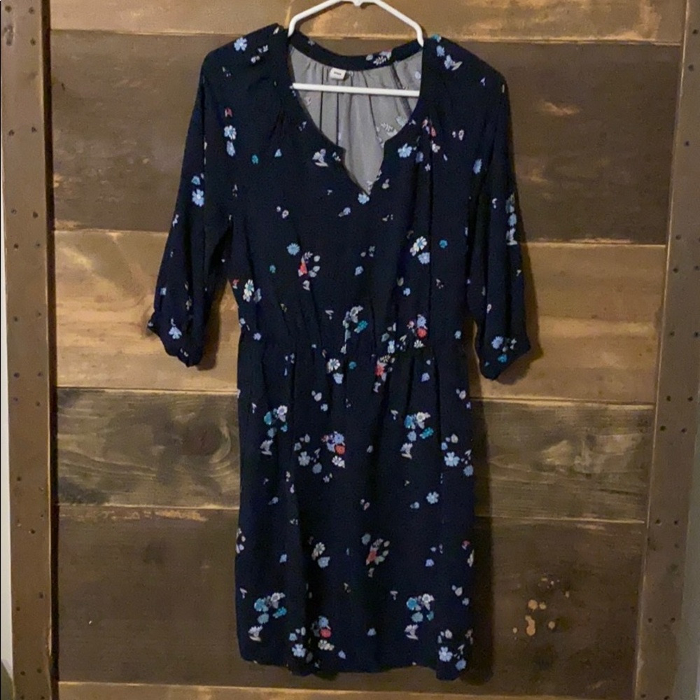 Flower print dress